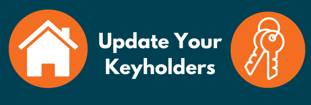 Update Your Keyholders